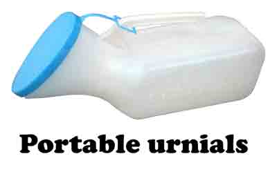 types of portable urnial