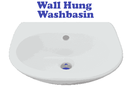 wall hung type washbasin