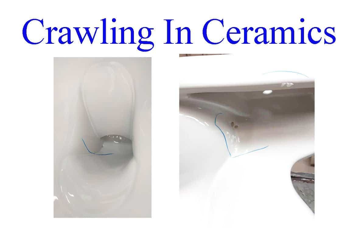 Crawling Defect in Sanitaryware: 10 Causes & Solutions