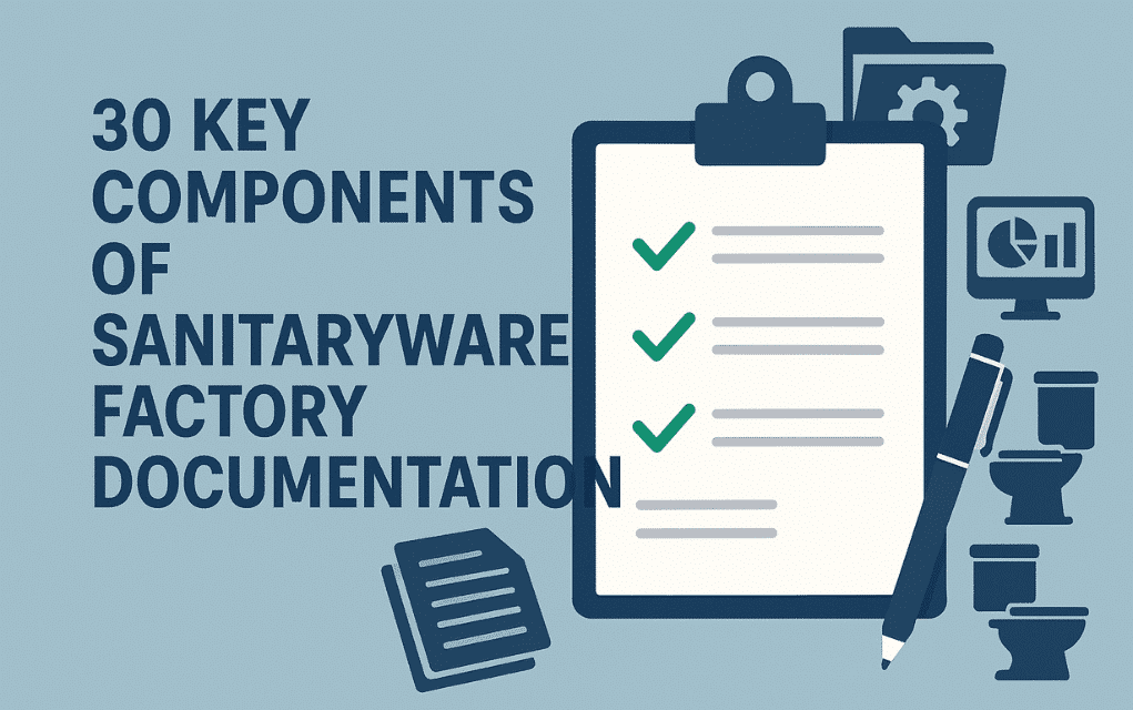 30 Key Components of Sanitaryware Factory Documentation