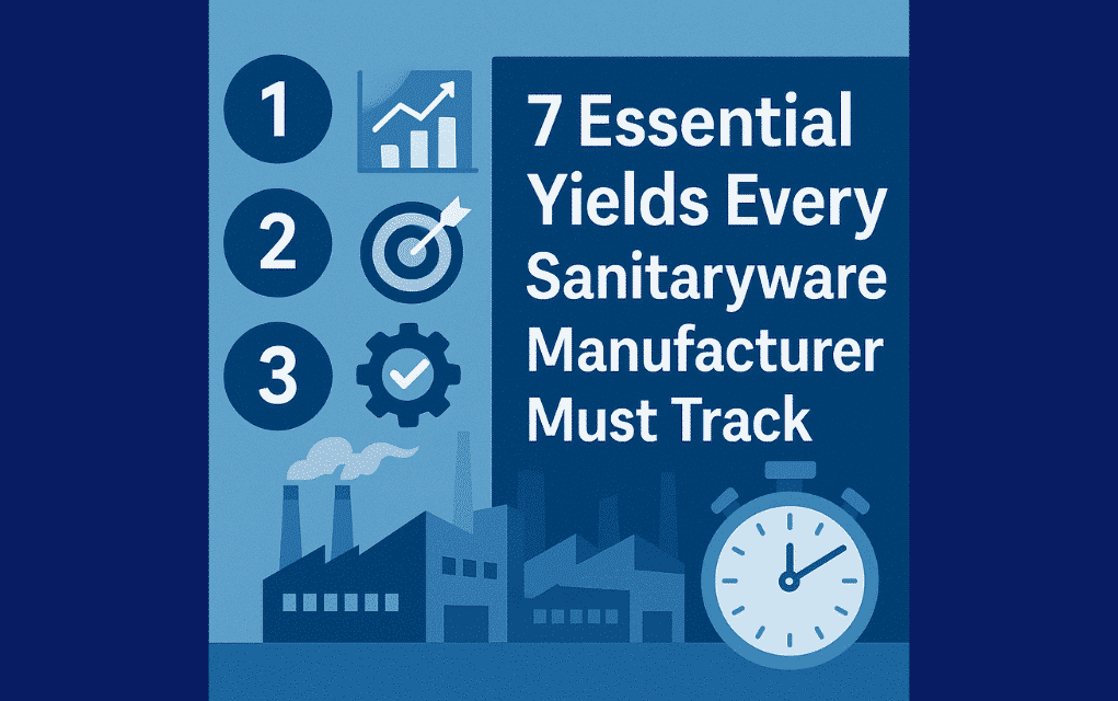 7 Essential Yields Every Sanitaryware Manufacturer Must Track