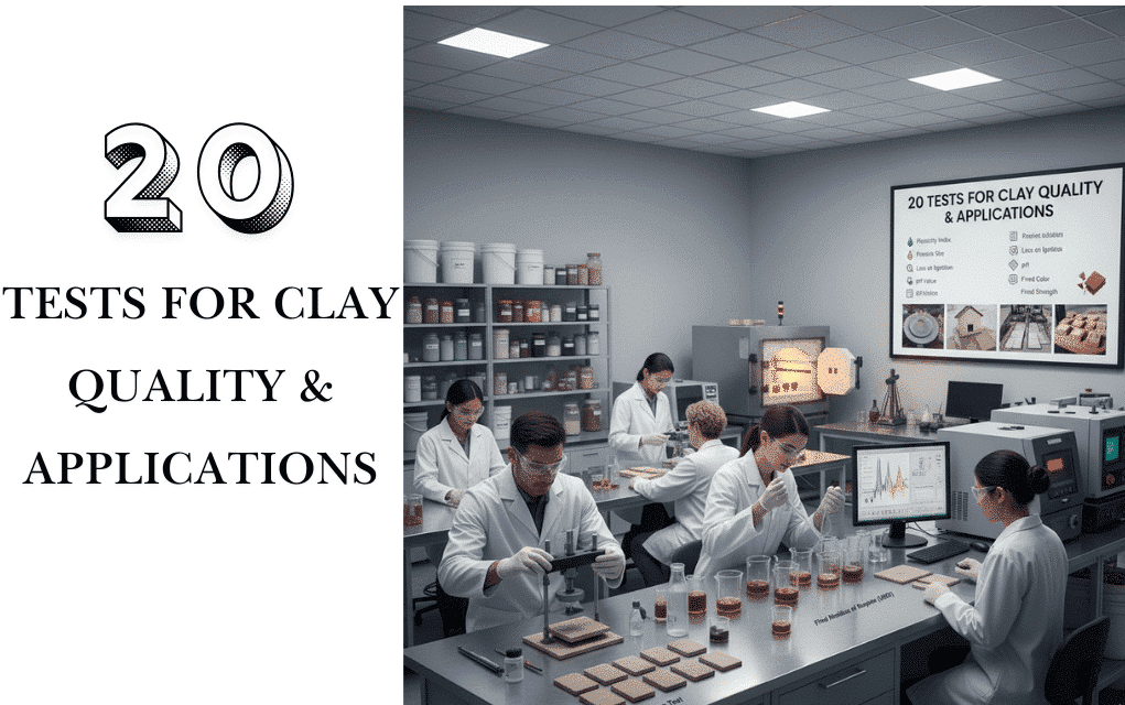 20 Tests to determine Clay Quality and Applications