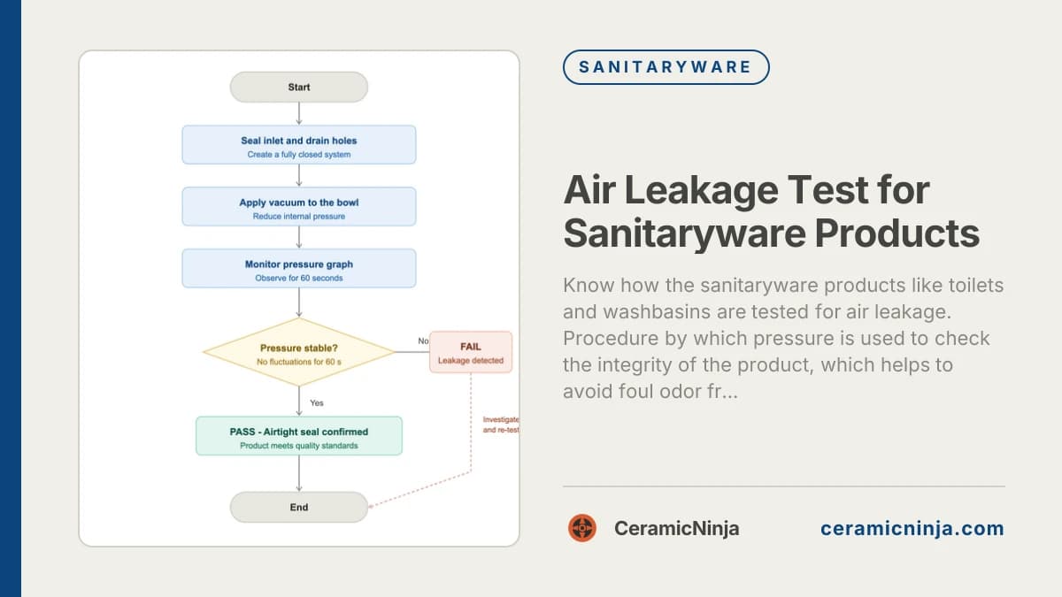 Load Bearing Test for Sanitaryware Products