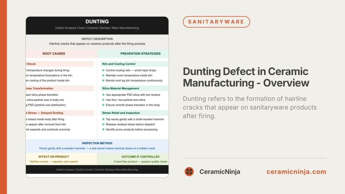 Dunting Defect in Ceramic Manufacturing - Overview