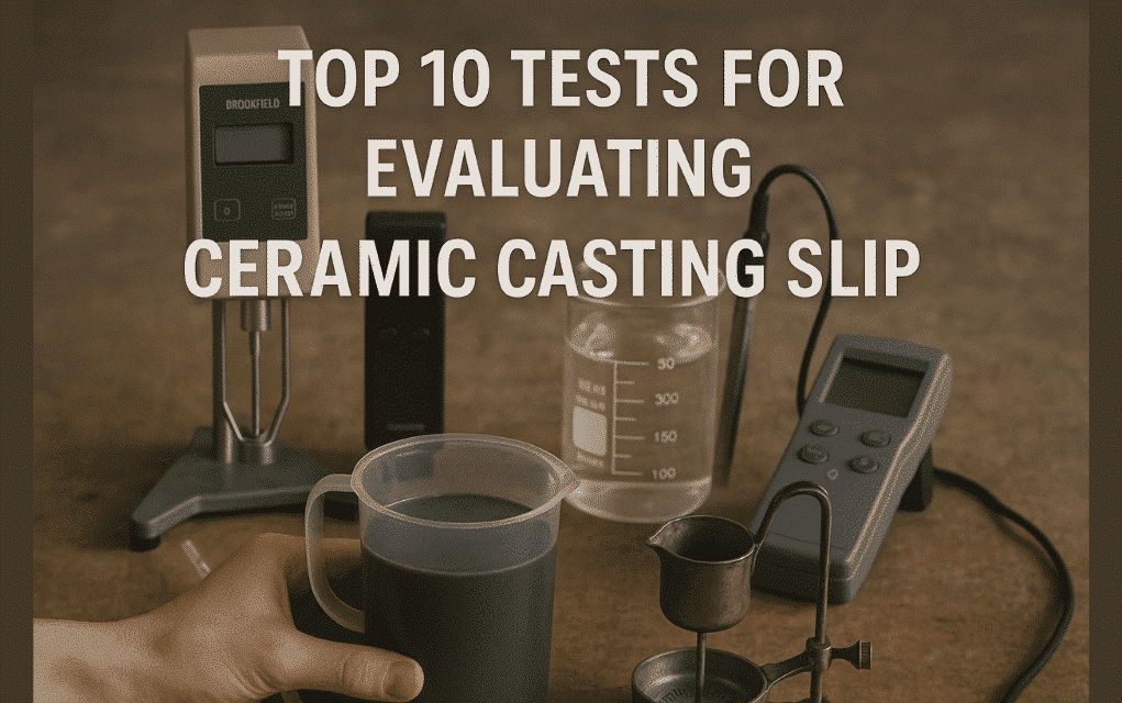 top 10 tests for evaluating ceramic casting slip