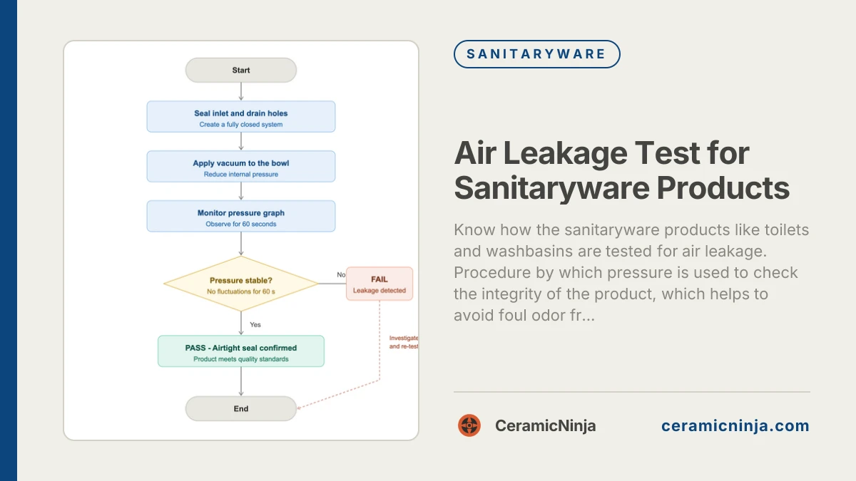 Load Bearing Test for Sanitaryware Products