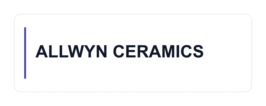 ALLWYN CERAMICS logo