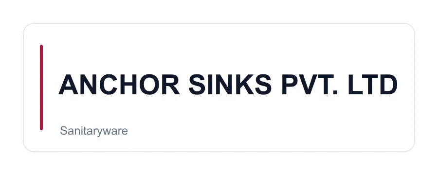 ANCHOR SINKS PVT. LTD logo