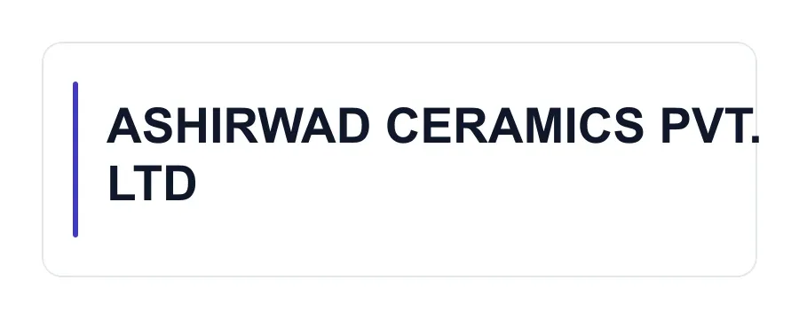 ASHIRWAD CERAMICS PVT. LTD logo