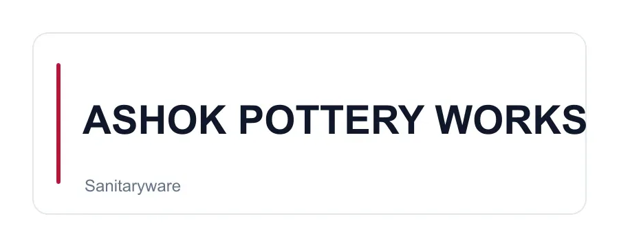 ASHOK POTTERY WORKS logo