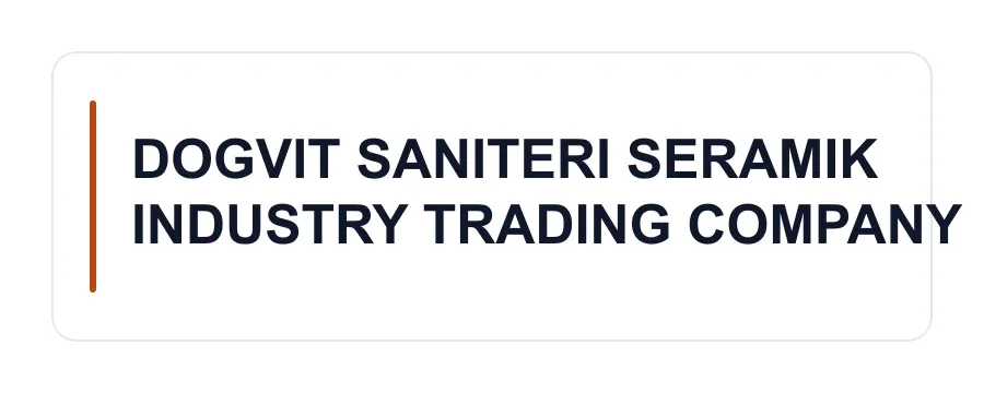 DOGVIT SANITERI SERAMIK INDUSTRY TRADING COMPANY logo