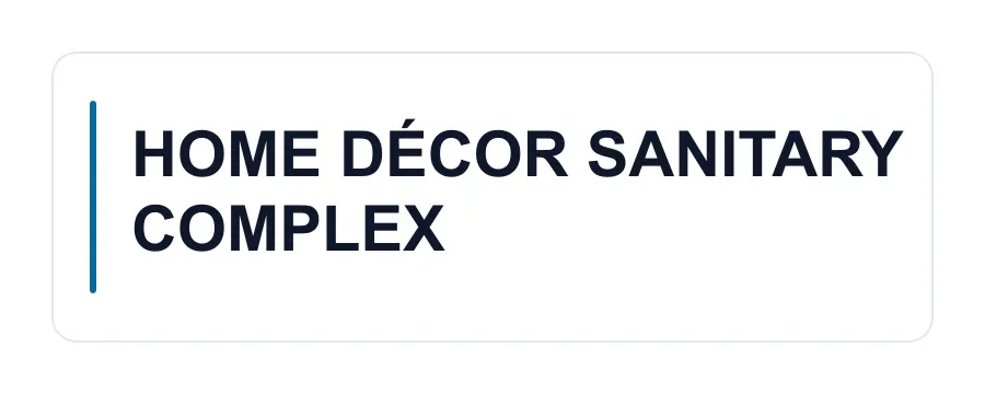 HOME DÉCOR SANITARY COMPLEX logo