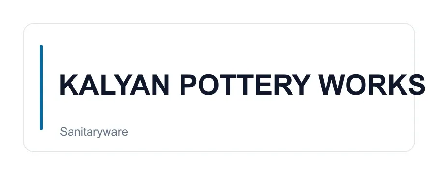 KALYAN POTTERY WORKS logo