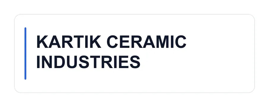 KARTIK CERAMIC INDUSTRIES logo