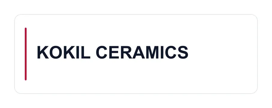 KOKIL CERAMICS logo