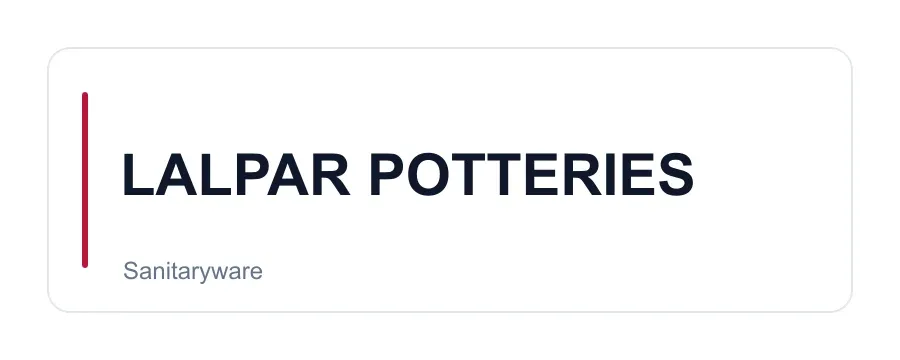 LALPAR POTTERIES logo