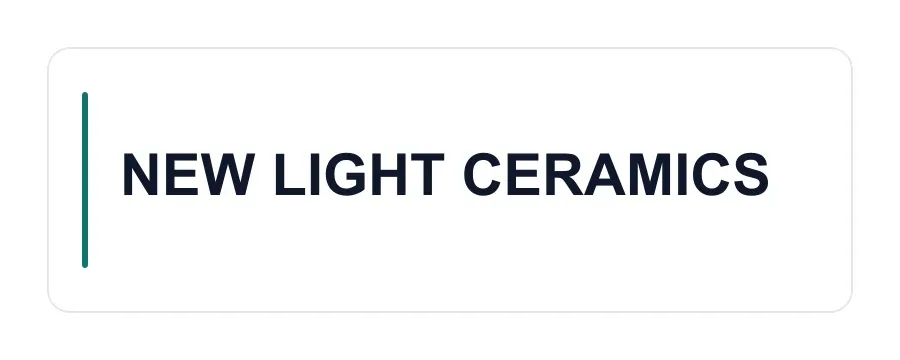 NEW LIGHT CERAMICS logo
