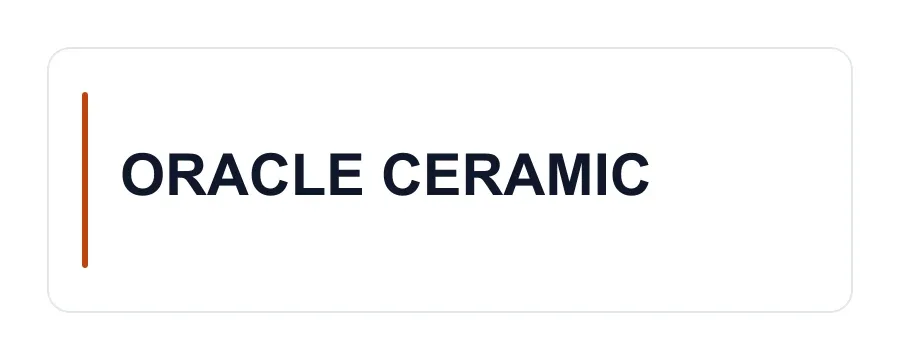 ORACLE CERAMIC logo