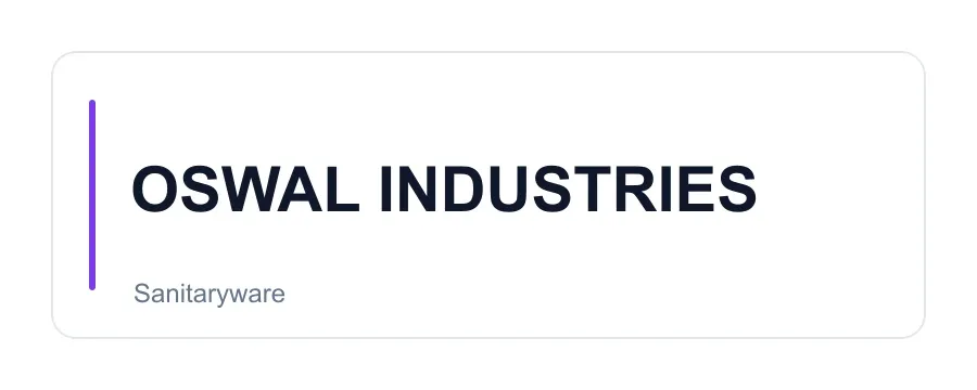 OSWAL INDUSTRIES logo