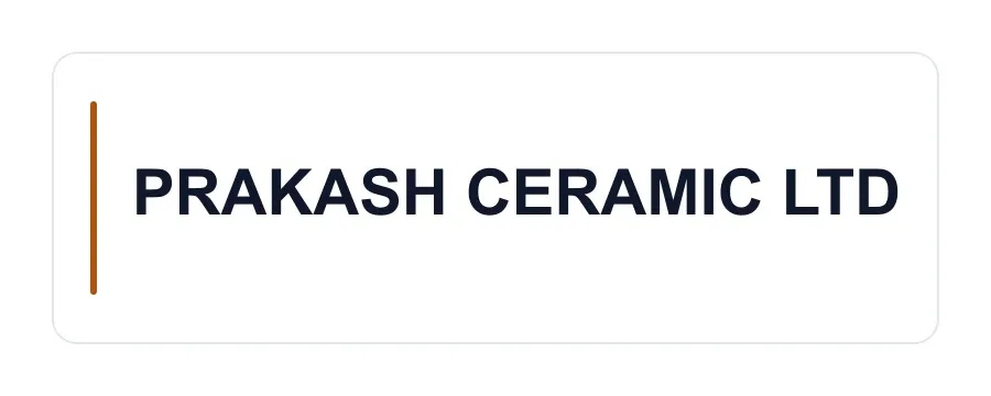 PRAKASH CERAMIC LTD logo