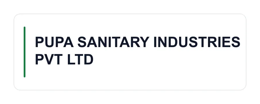 PUPA SANITARY INDUSTRIES PVT LTD logo
