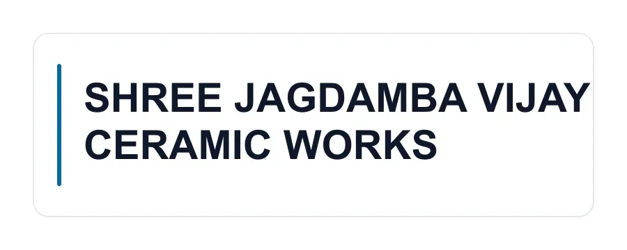 SHREE JAGDAMBA VIJAY CERAMIC WORKS logo
