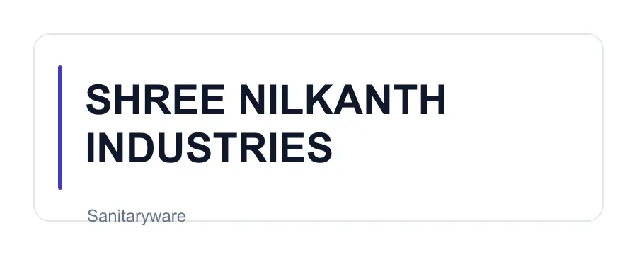 SHREE NILKANTH INDUSTRIES logo