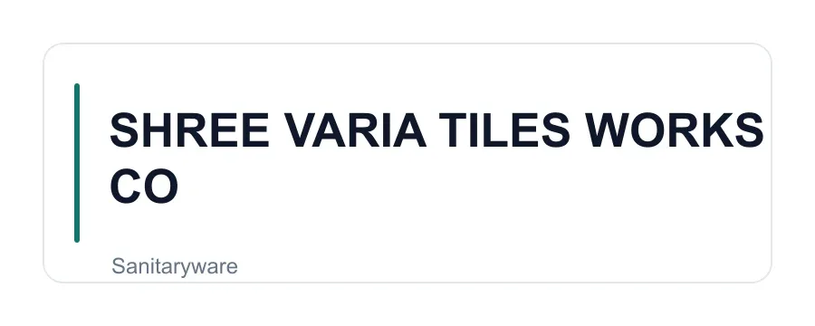 SHREE VARIA TILES WORKS CO logo