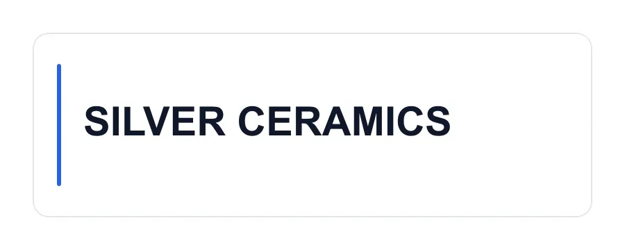 SILVER CERAMICS logo