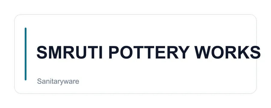 SMRUTI POTTERY WORKS logo