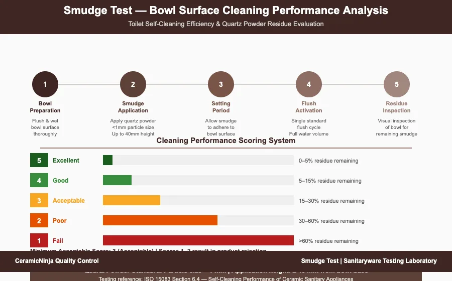 Smudge Test - Bowl Cleaning Performance Analysis and Scoring System