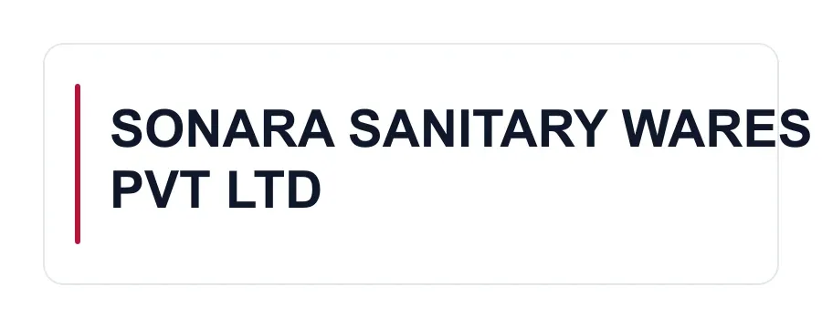 SONARA SANITARY WARES PVT LTD logo