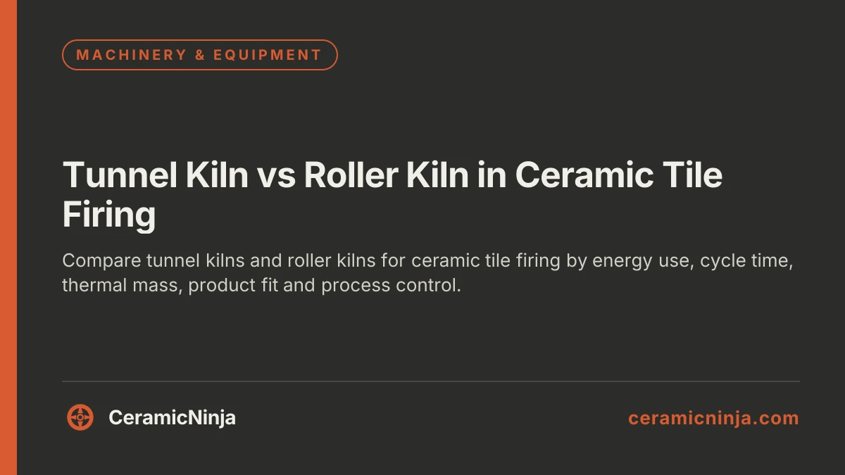 Tunnel Kiln vs Roller Kiln in Ceramic Tile Firing