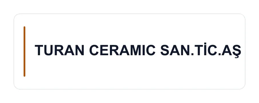 TURAN CERAMIC SAN.TİC.AŞ logo