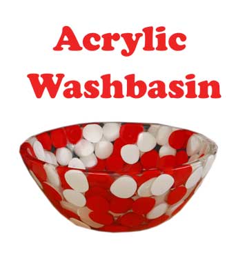 acrylic types wasbasins