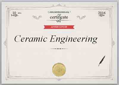 ceramic engineering certificate 1
