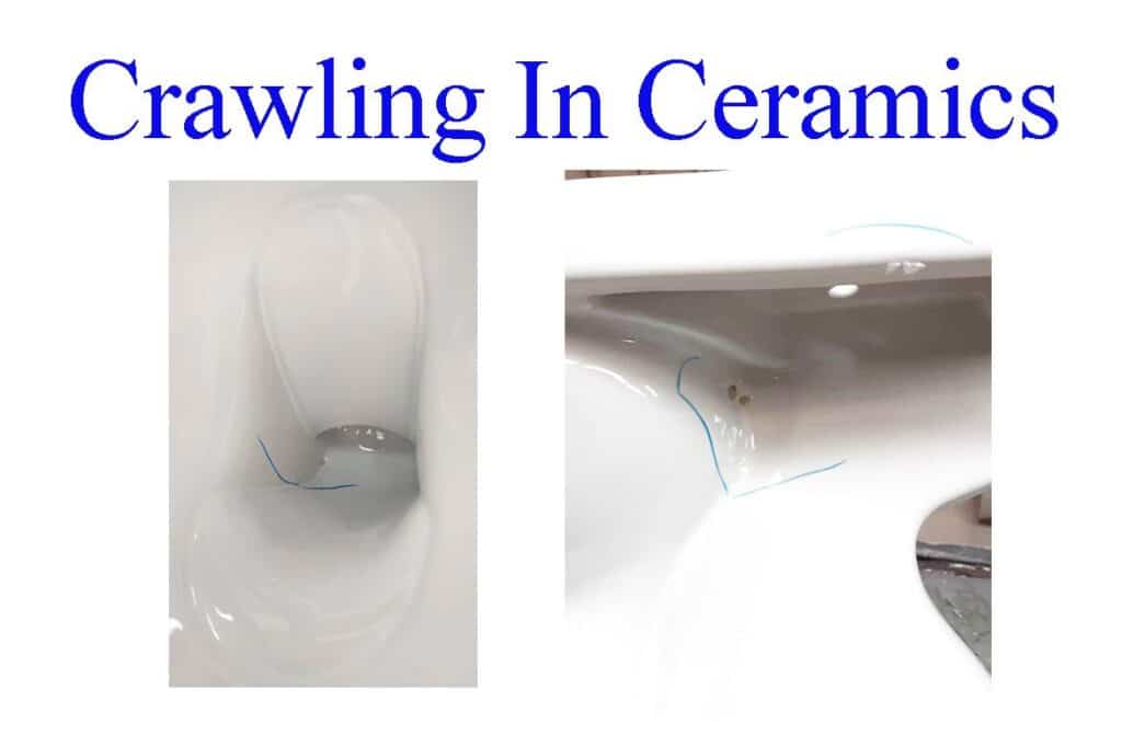 Crawling Defect in Sanitaryware: 10 Causes & Solutions 1