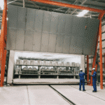 sanitaryware shuttle kiln front