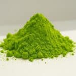 bright lime green ceramic color stain