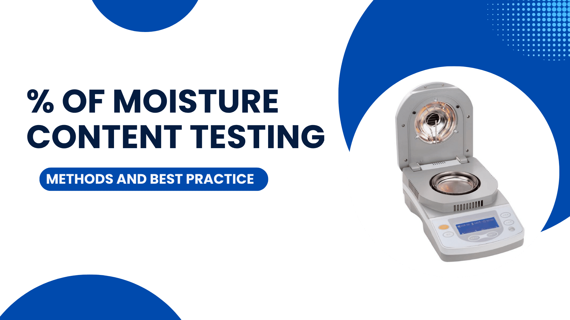 moisture content test in ceramics methods
